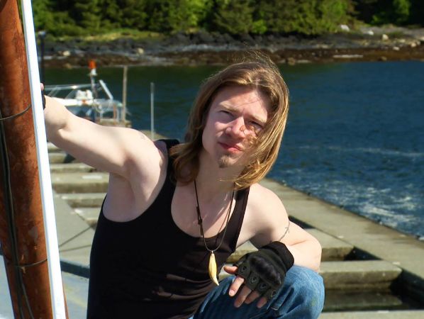 Bear Brown while shooting of  alaskan bush people.
